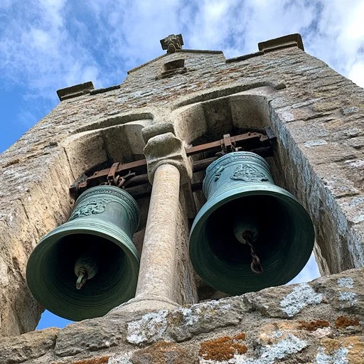 An antique colonial church bell tower representing the historic 1774 call to prayer and unity across the early American colonies.